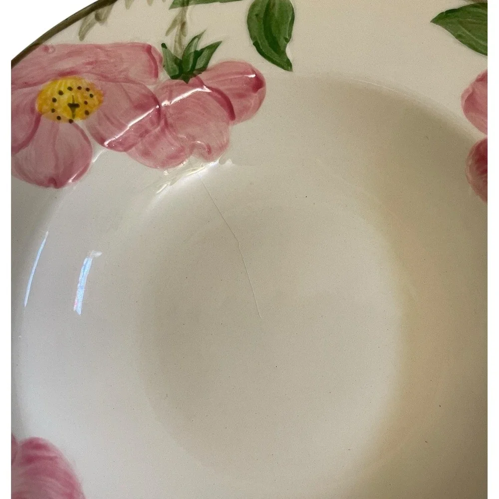 Franciscan Desert Rose Stoneware 20 Piece Set- Fruit, Bread, Salad, Dinner, Soup